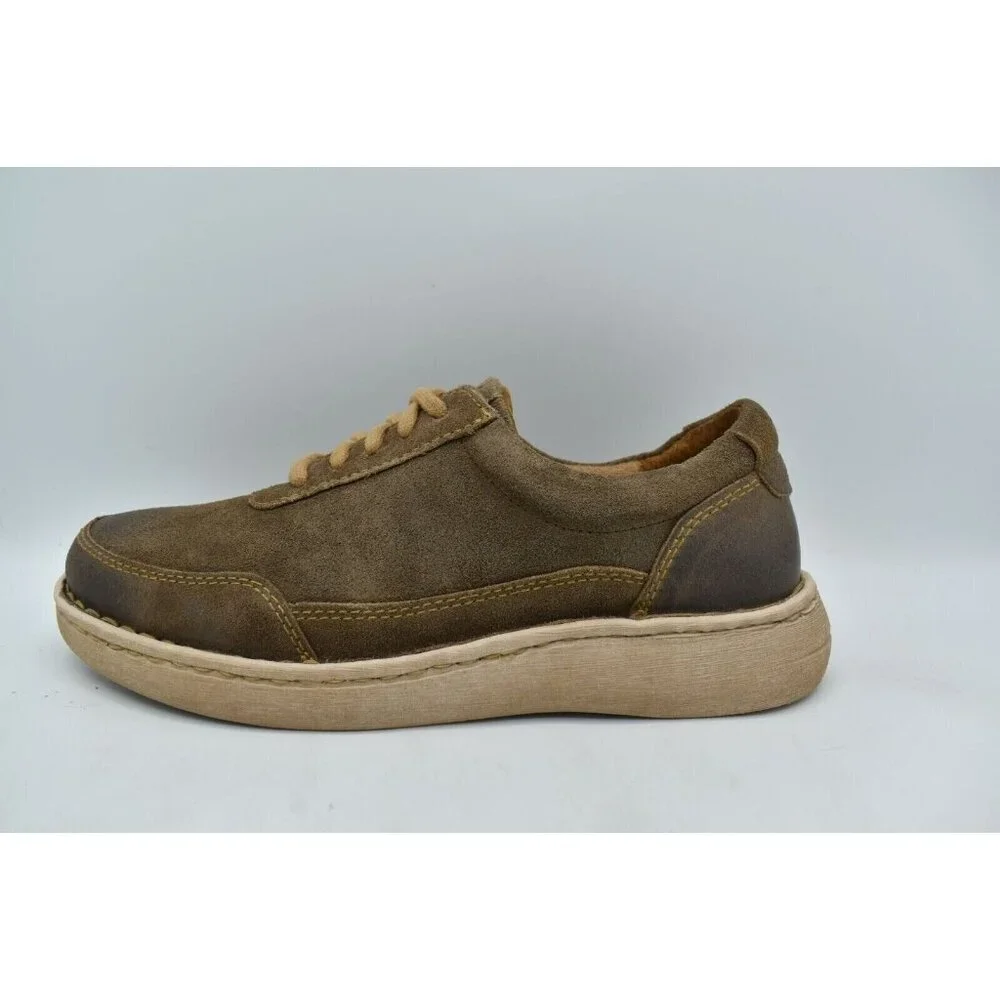 Born Mens‎ Size 9 Dustin Taupe Distressed Leather Casual Shoes